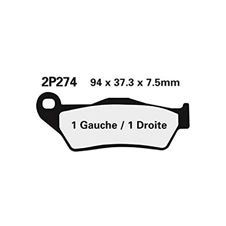 DISK PLOČICE NISSIN 2P274ST