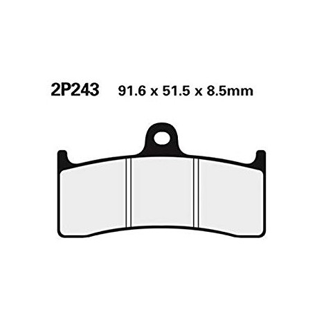 DISK PLOČICE NISSIN 2P243ST