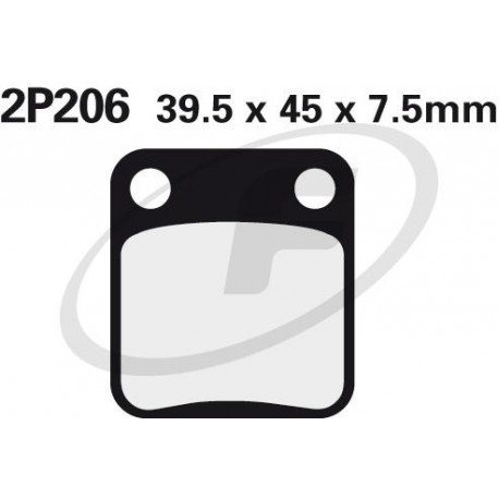 NISSIN DISK PLOČICE 2P206GS