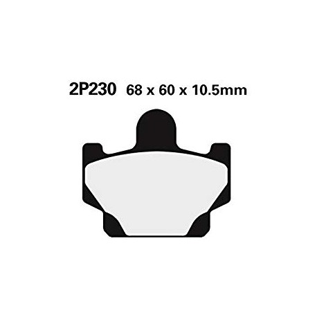 NISSIN 2P230SS DISK PLOČICE