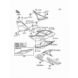 DESNA PLASTIKA ISPOD SICA Z 750 04/05, Z 1000 03/06