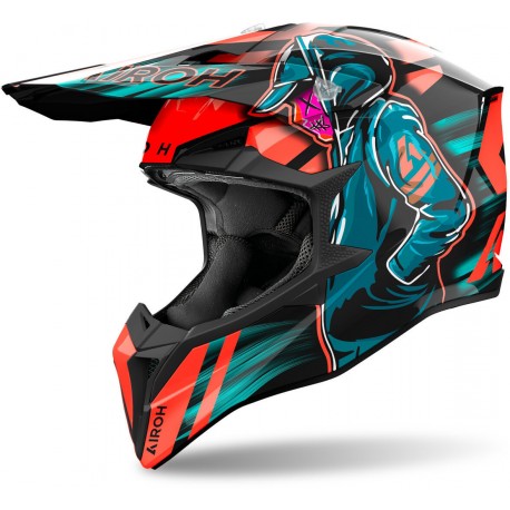 AIROH WRAAP CYBER ORANGE